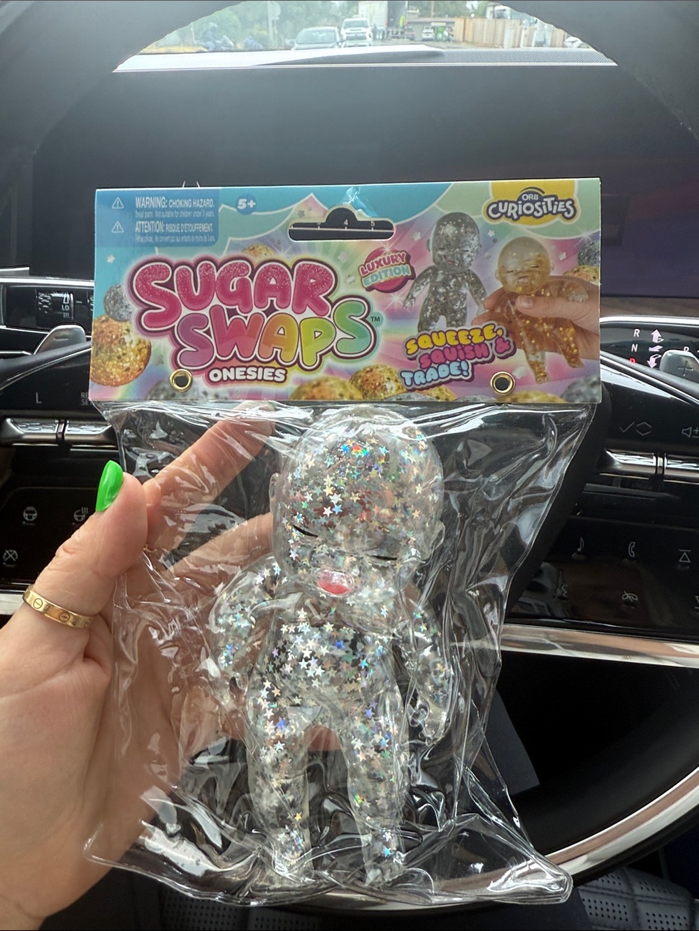 Sugar Swaps Onesies Glitter Star Baby Figure jumbo size SEALED